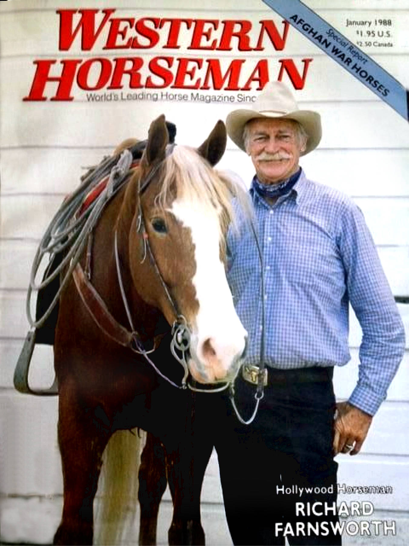 Richard Farnsworth With Horse Western Horseman Wallpaper