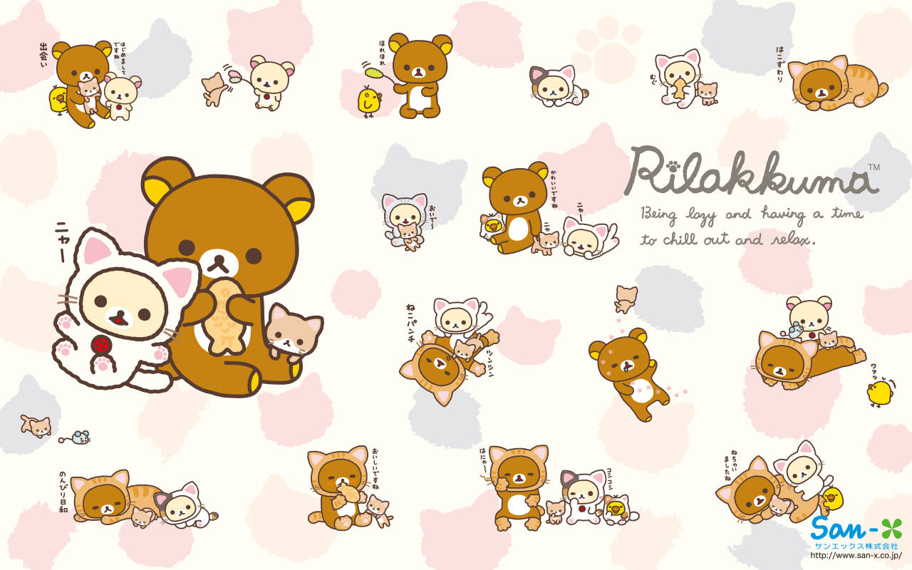 Rilakkuma And Kittens Wallpaper