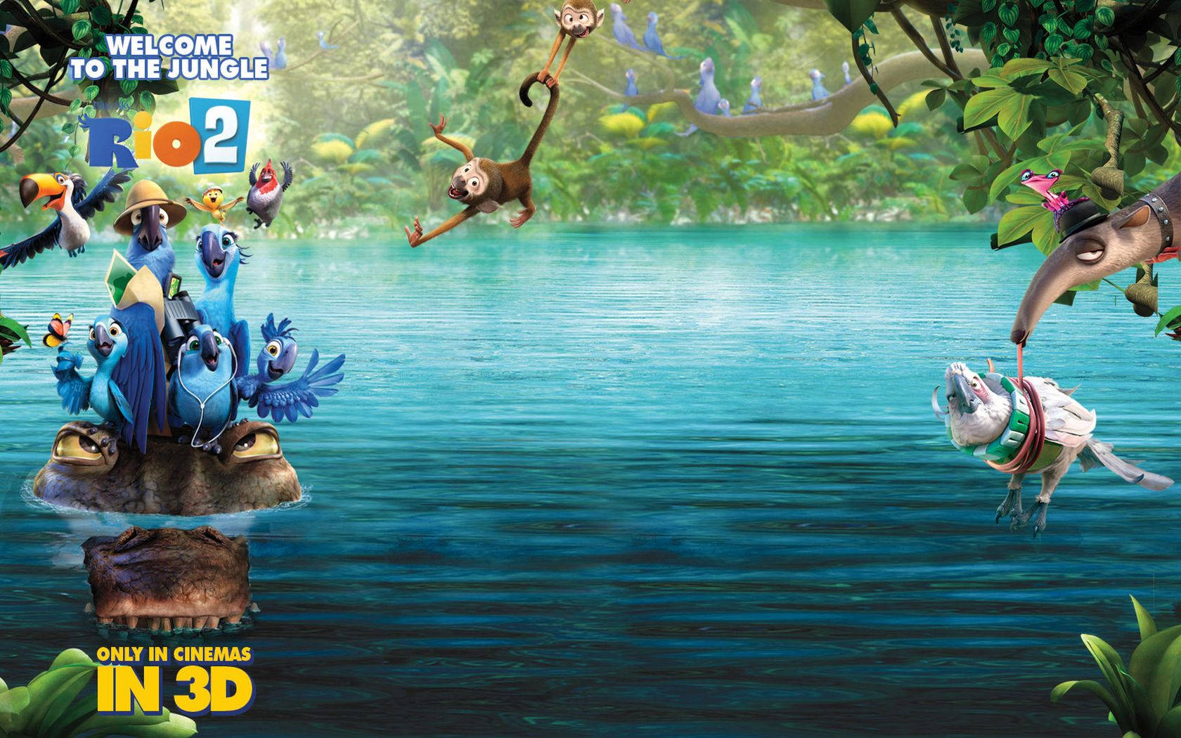 Rio 2 3d Poster Wallpaper