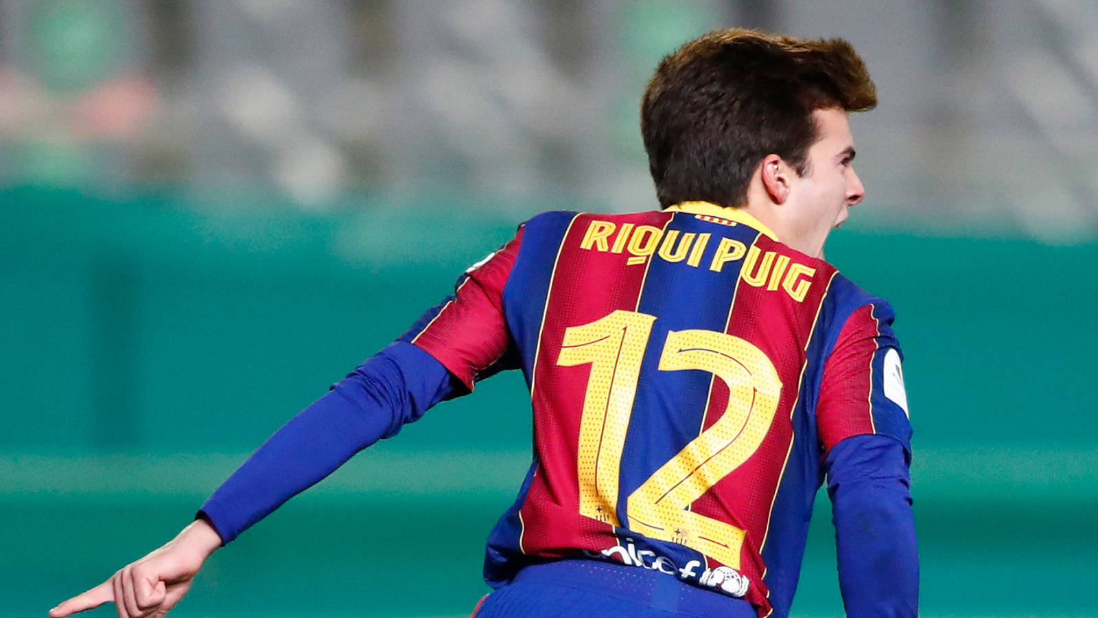 Riqui Puig Goal Victory Barcelona Vs. Real Sociedad Wallpaper