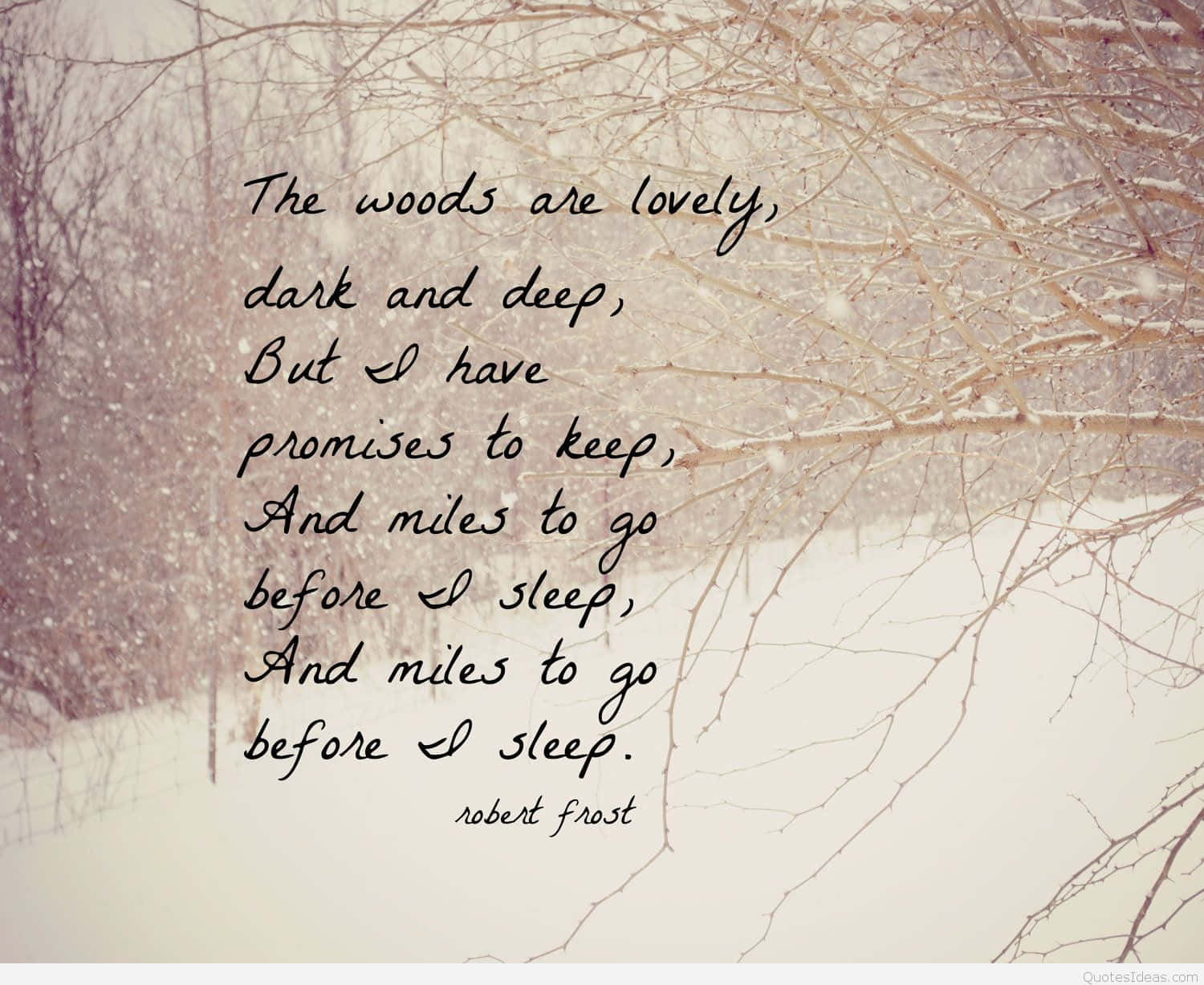 Robert Frost Poem Wallpaper