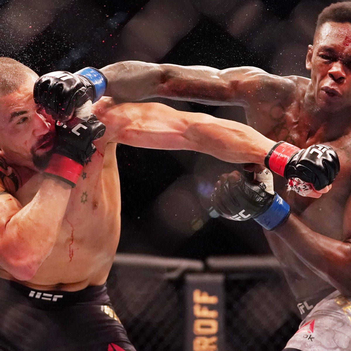 Robert Whittaker And Israel Adesanya Fight Wallpaper