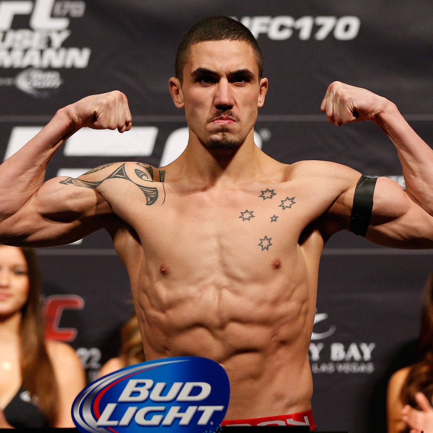 Robert Whittaker Showing Off Biceps Wallpaper