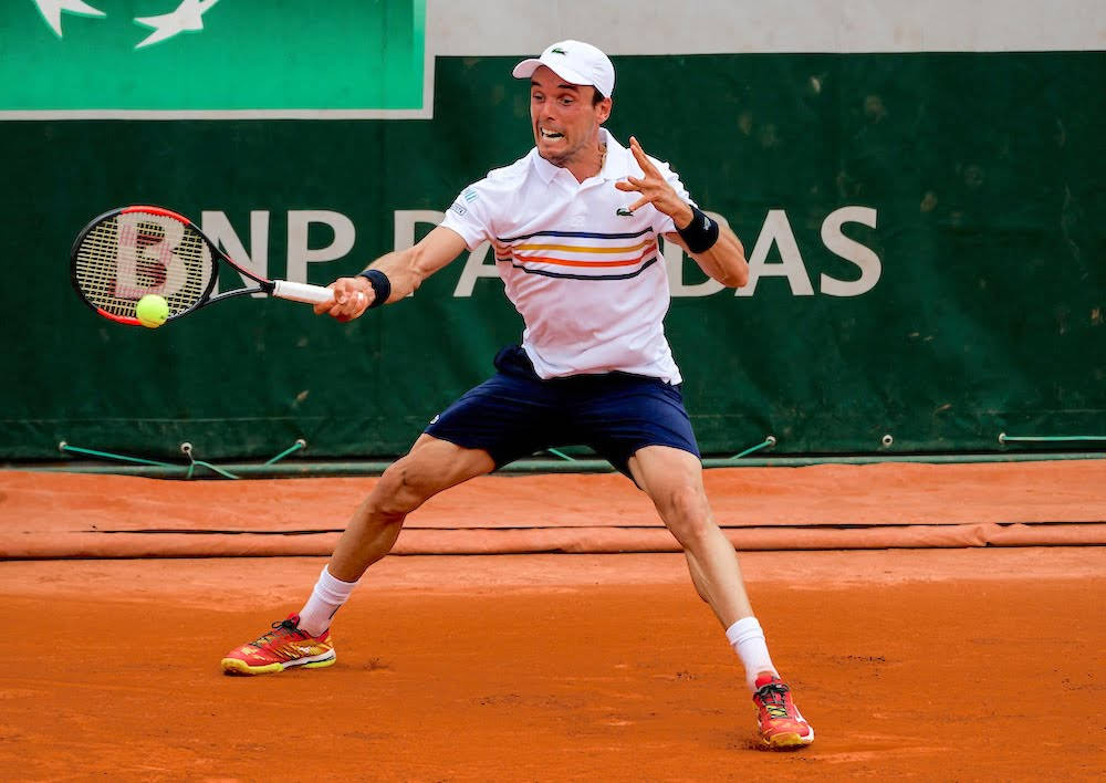 Roberto Bautista Agut Forehand Stroke Wallpaper