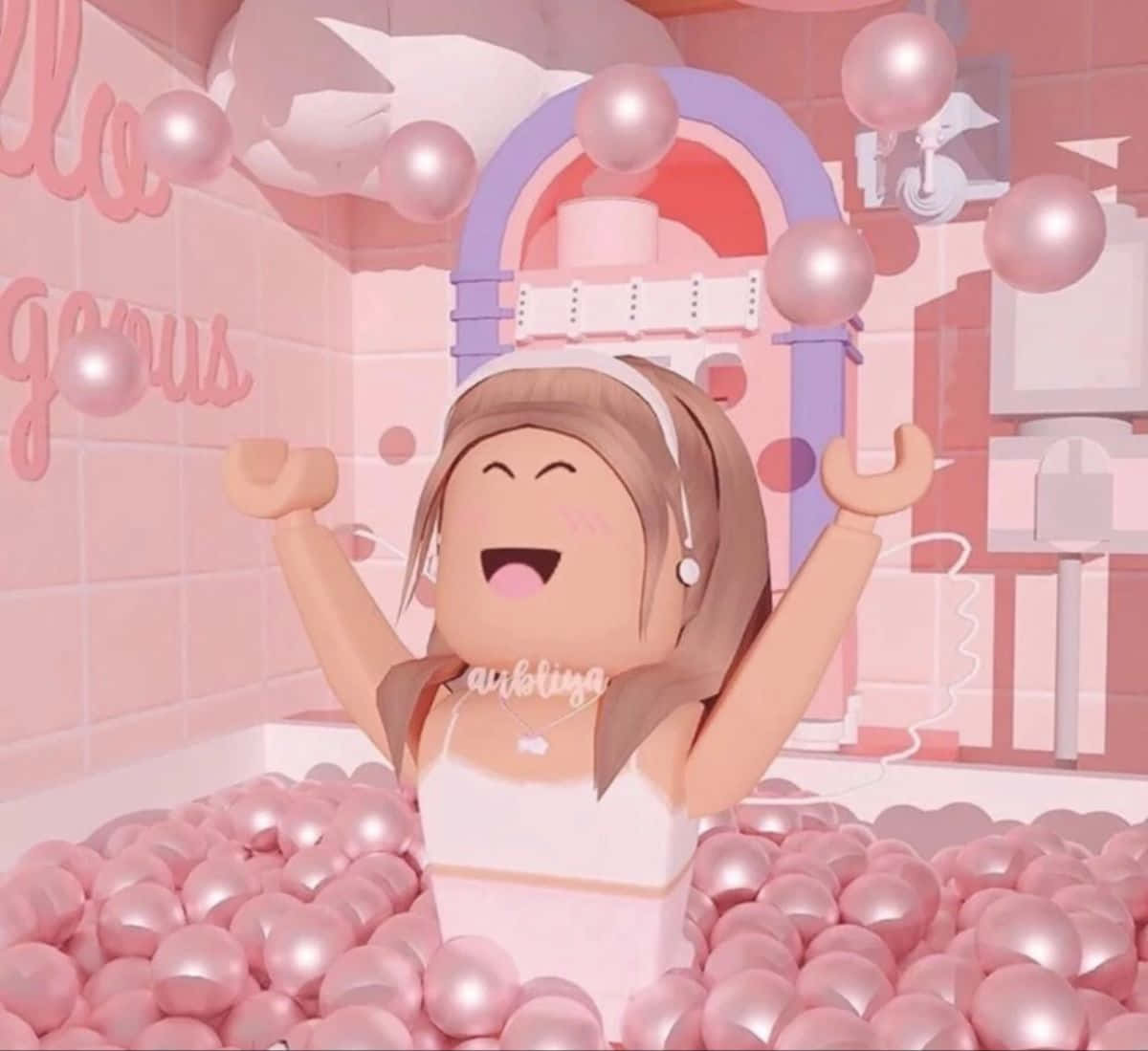 Roblox Pink Ball Pit Wallpaper