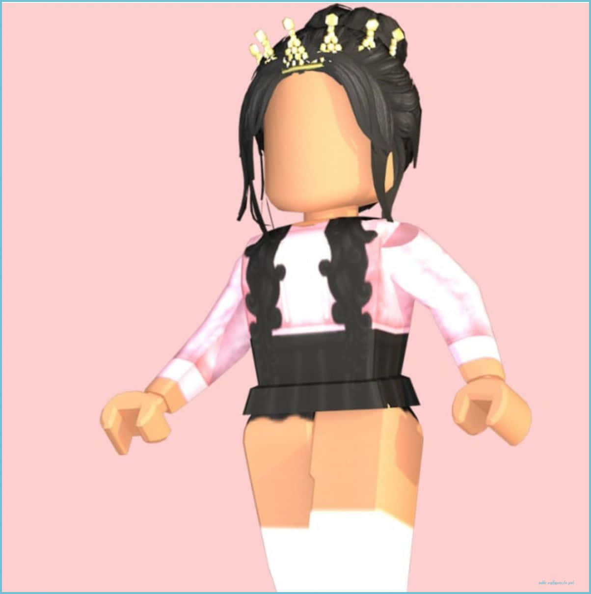 Roblox Pink Crown Cute Wallpaper