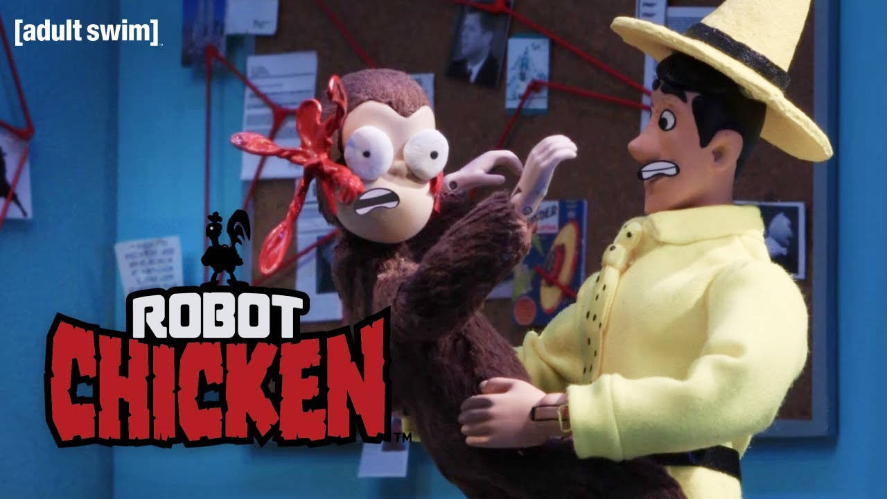 Robot Chicken Curious George Parody Wallpaper