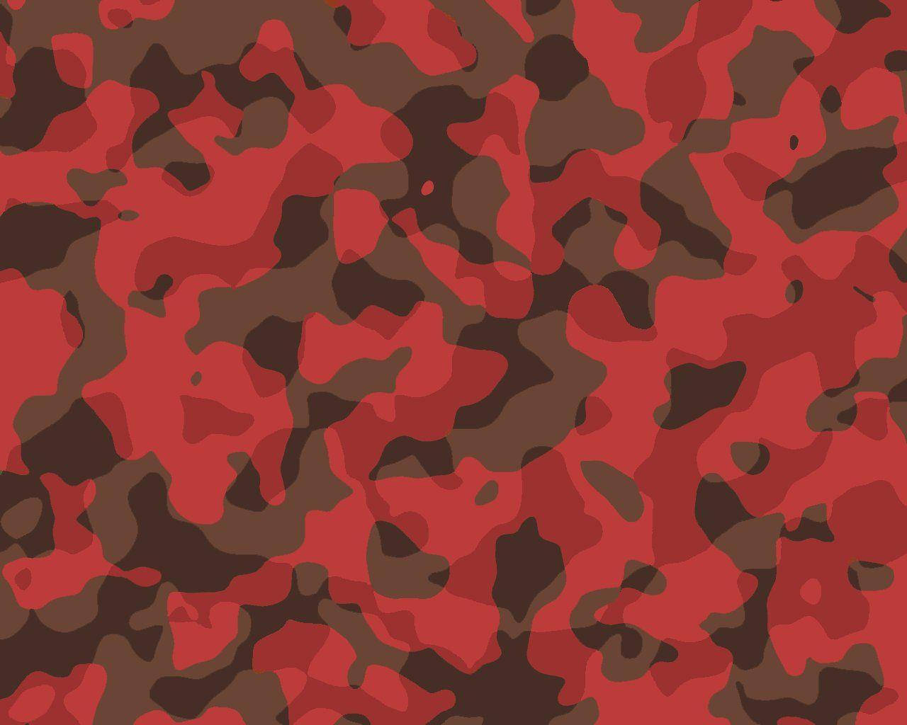 Rock That Red Camo And Make A Fashionable Statement! Wallpaper