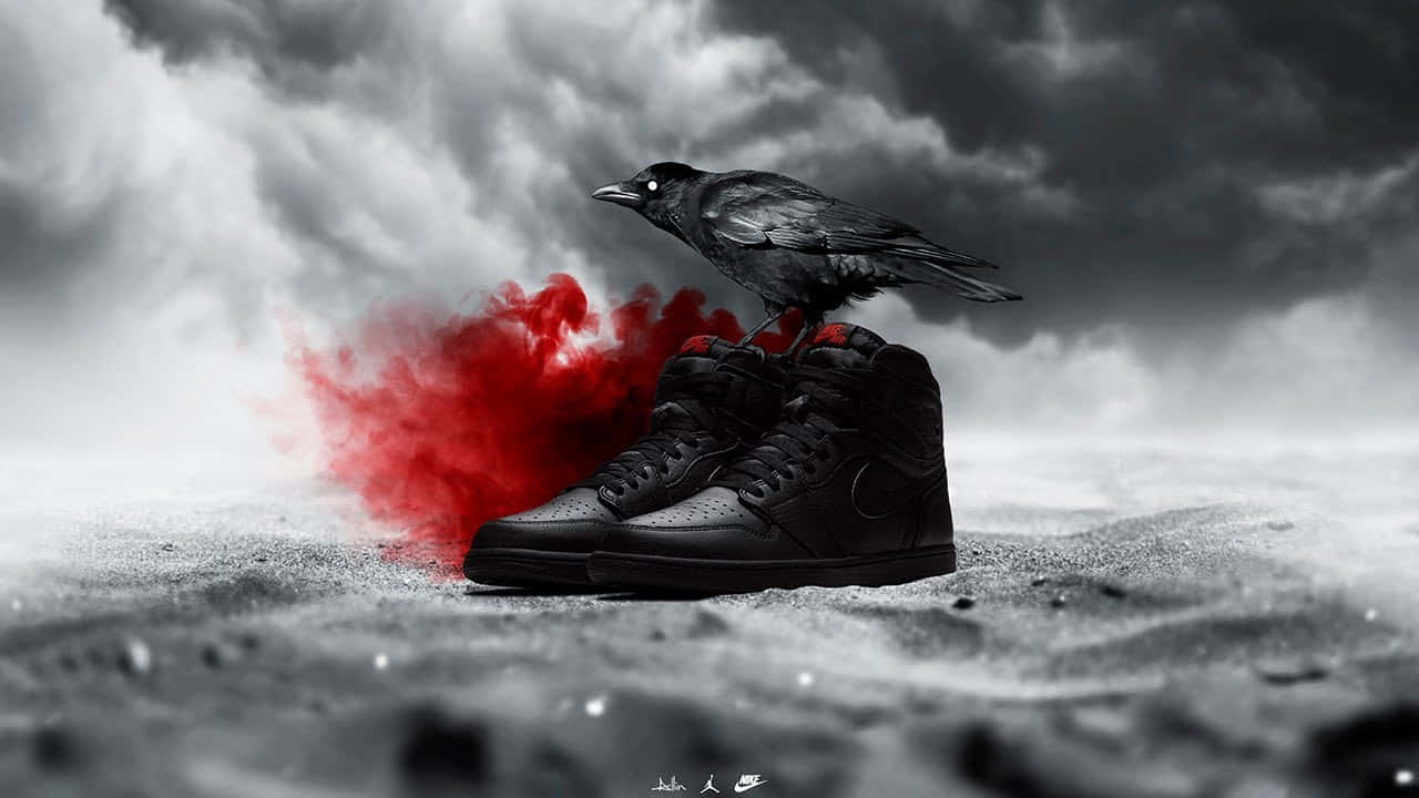 Rock The Retro Look With The Air Jordan 1 Wallpaper