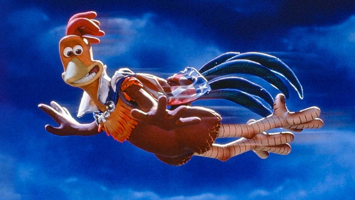 Rocky Flying In The Chicken Run Movie Scenes Wallpaper