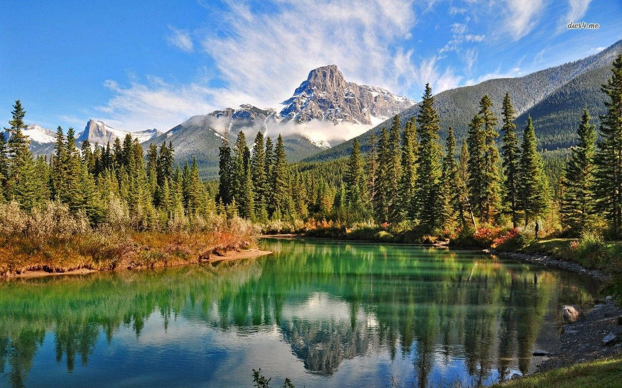 Rocky Mountain National Park With Cirrus Clouds Wallpaper