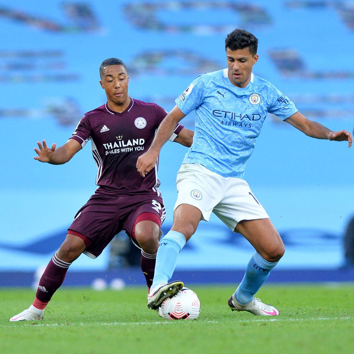 Rodri Protecting Soccer Ball Wallpaper