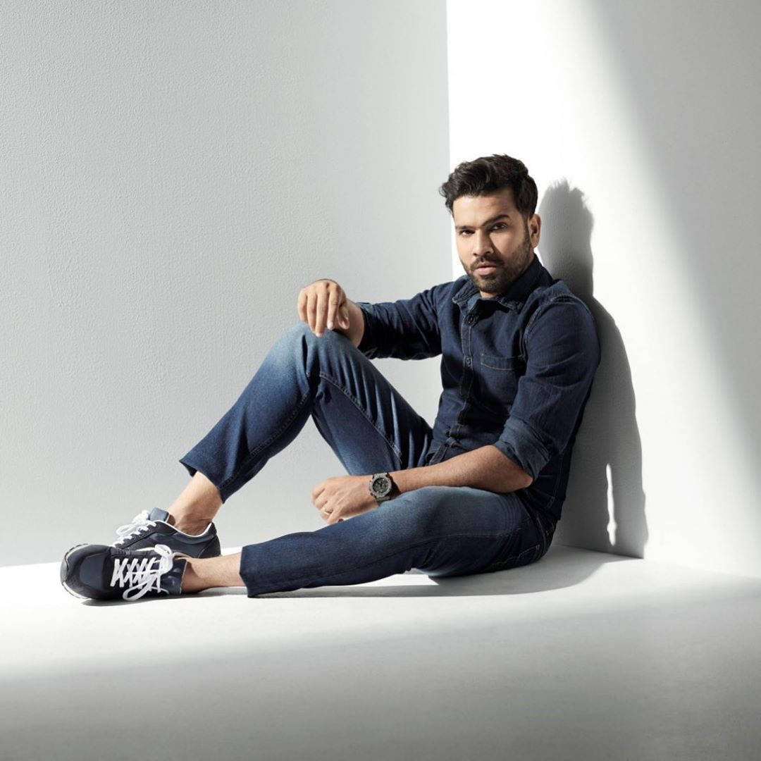 Rohit Sharma As A Model Wallpaper