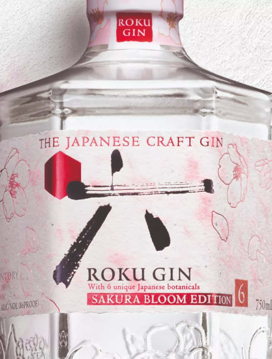 Roku Gin Sakura Bloom Edition Bottle Wallpaper