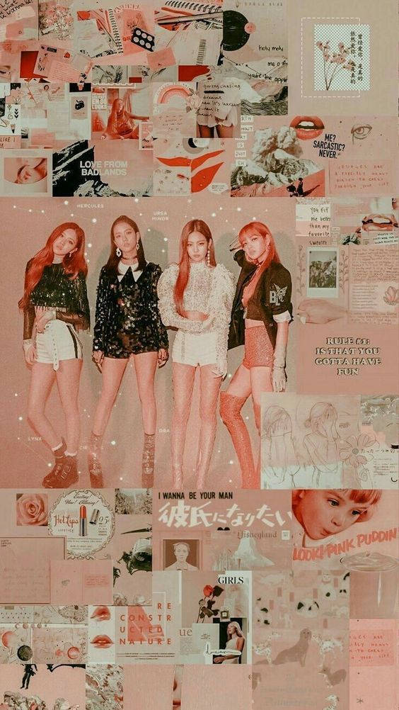 Rose Gold Blackpink Aesthetic Wallpaper