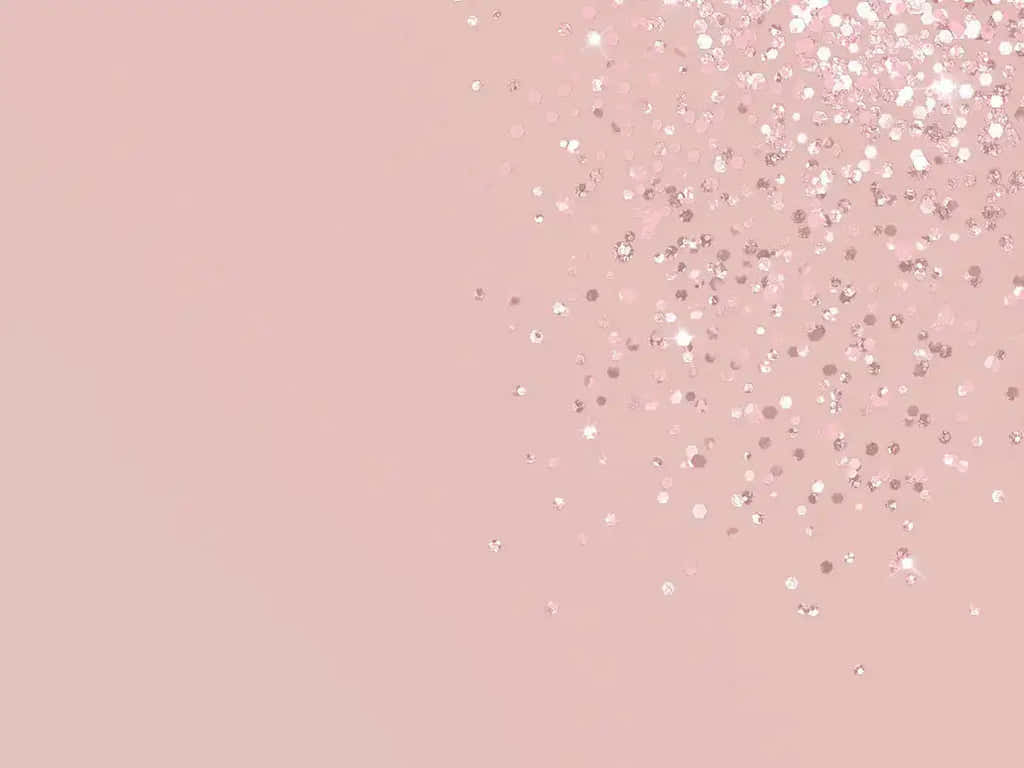 Rose Gold Glitter Background Wallpaper