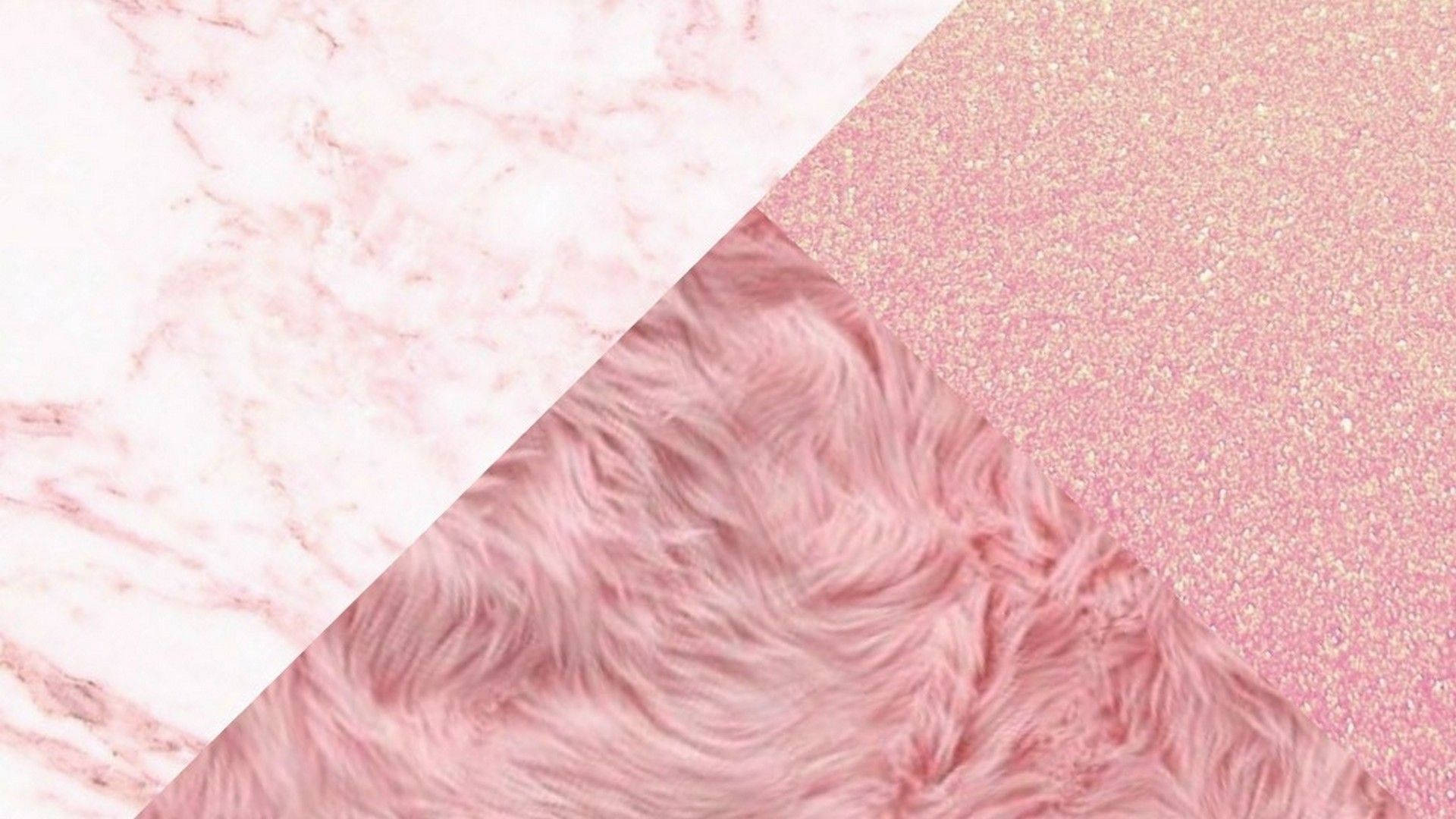 Rose Gold Tumblr Landscape Collage Wallpaper