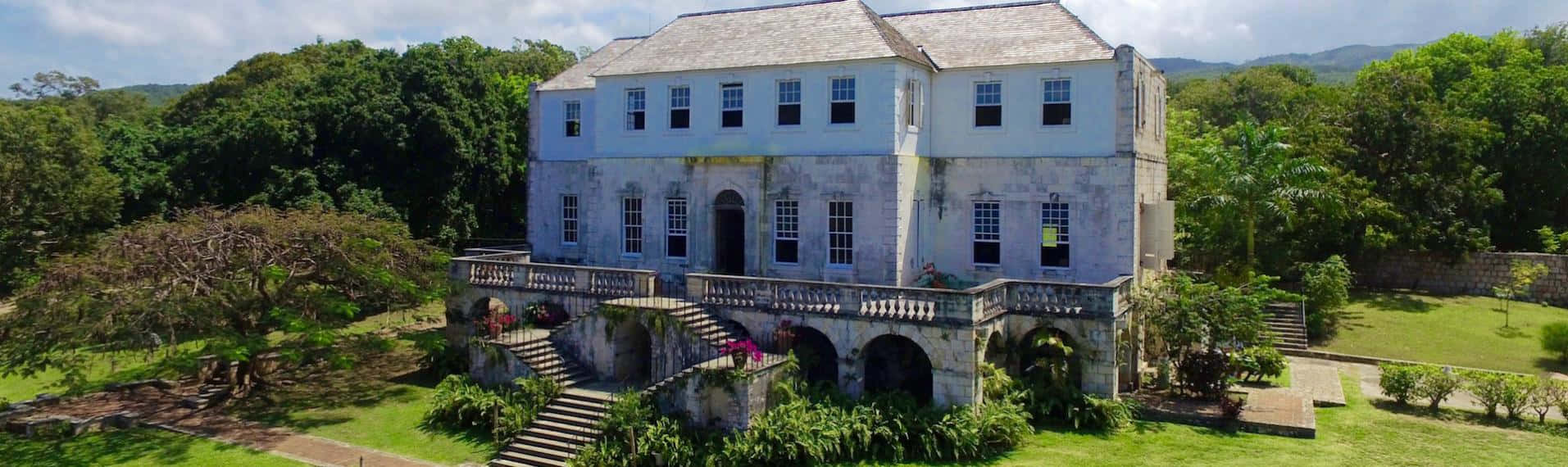 Rose Hall Great House Widescreen Gardens Wallpaper