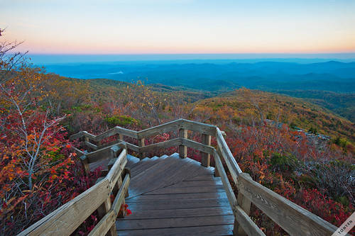 Rough Ridge Boardwalk North Carolina Wallpaper