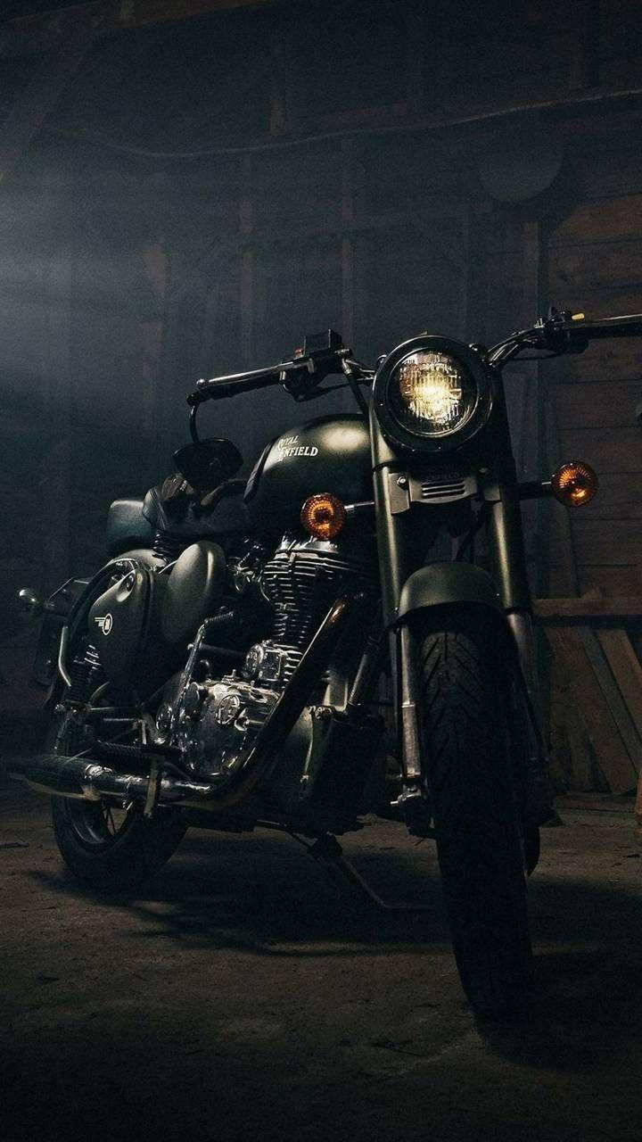 Royal Enfield Hd Garage Wallpaper