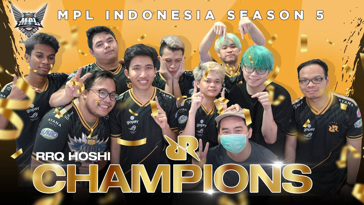 Rrq Mobile Gaming Champion Wallpaper