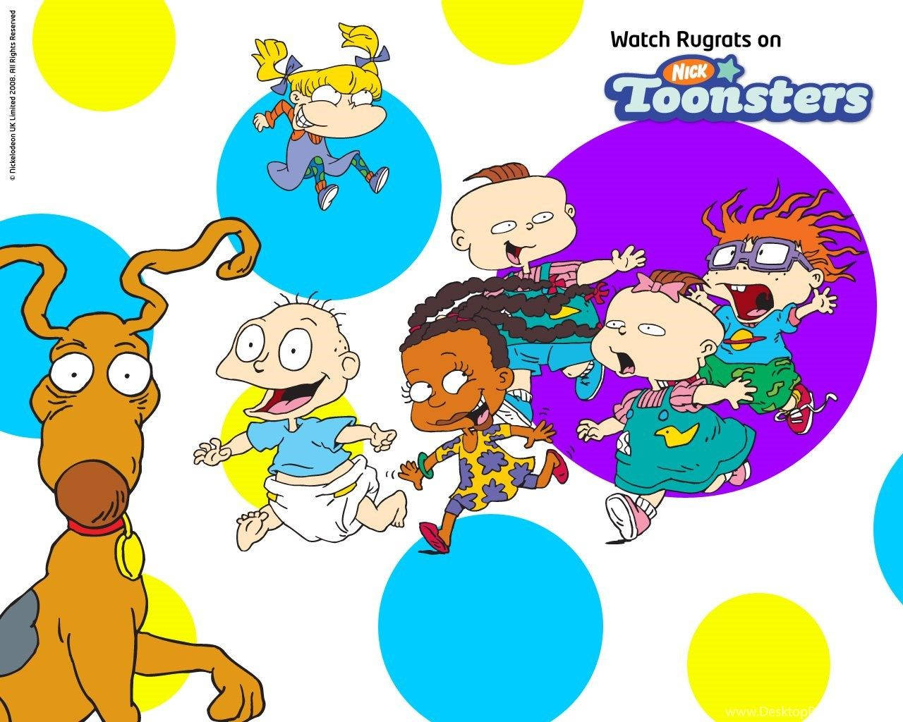 Rugrats With Polka Dots Wallpaper