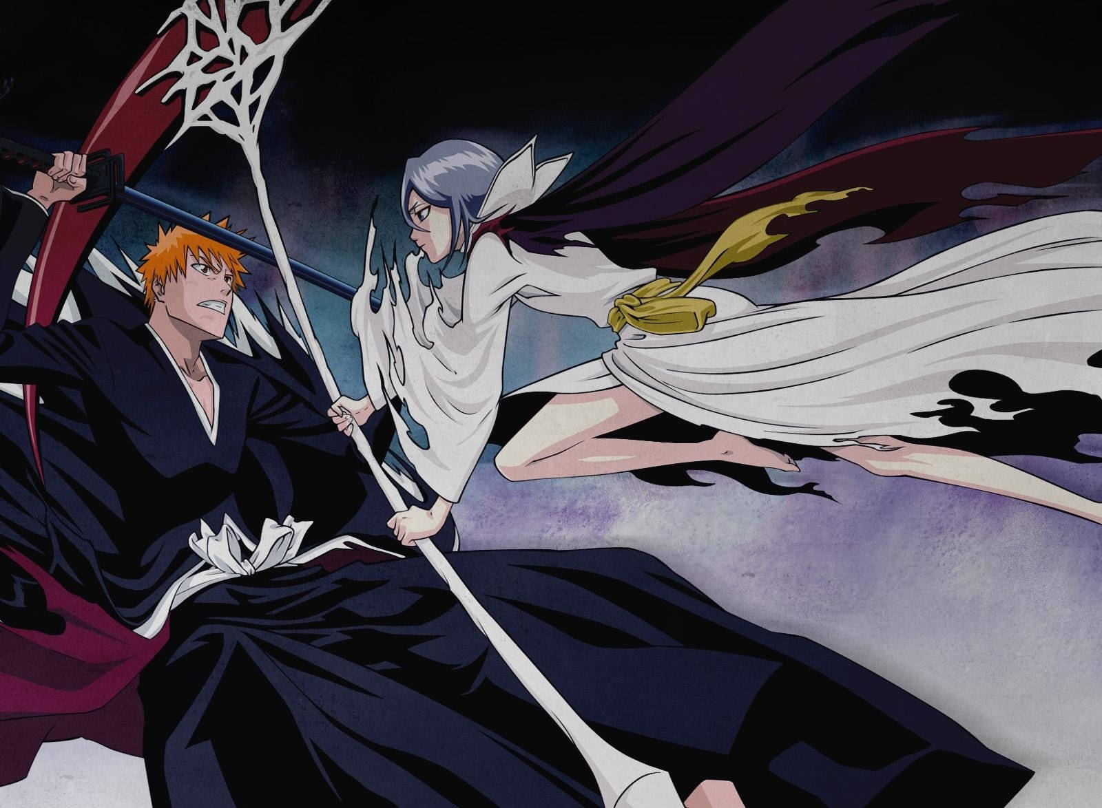 Rukia Kuchiki Vs. Ichigo Kurosaki Wallpaper