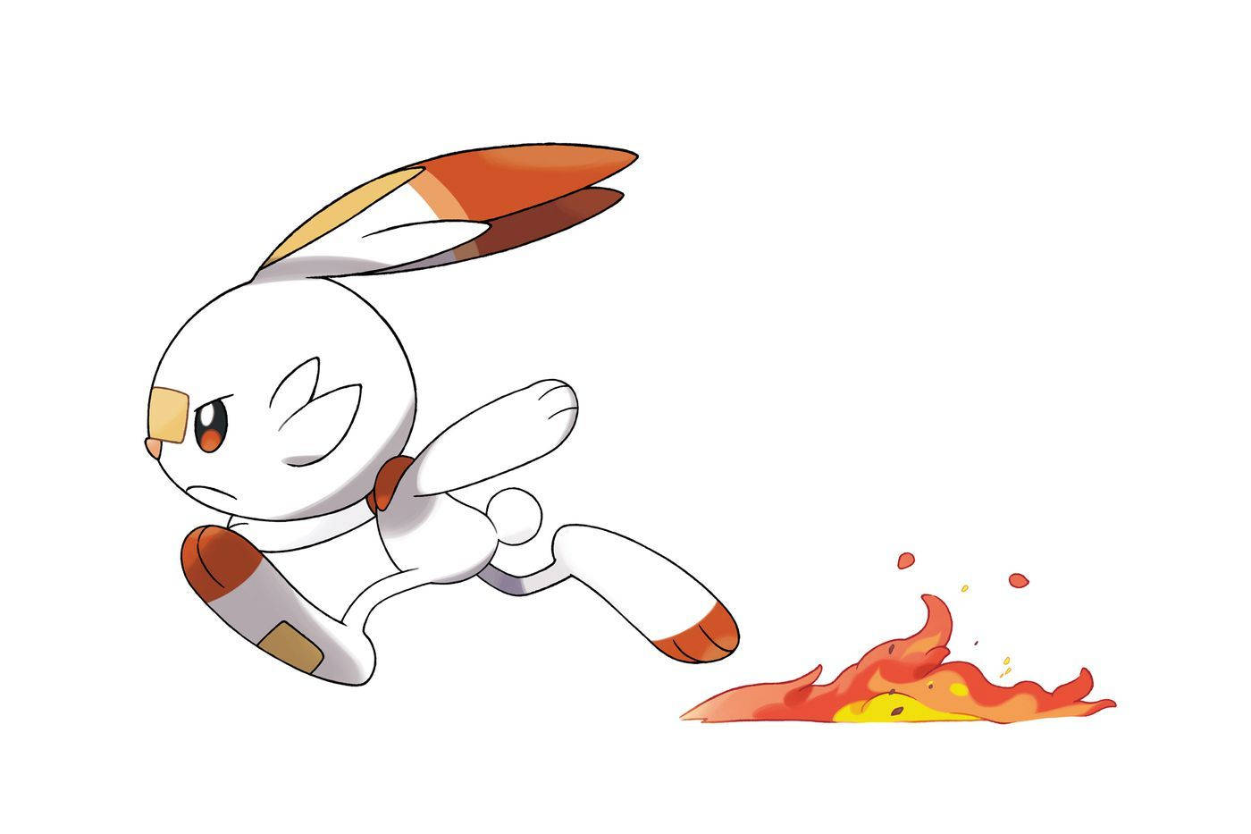 Running Scorbunny Wallpaper