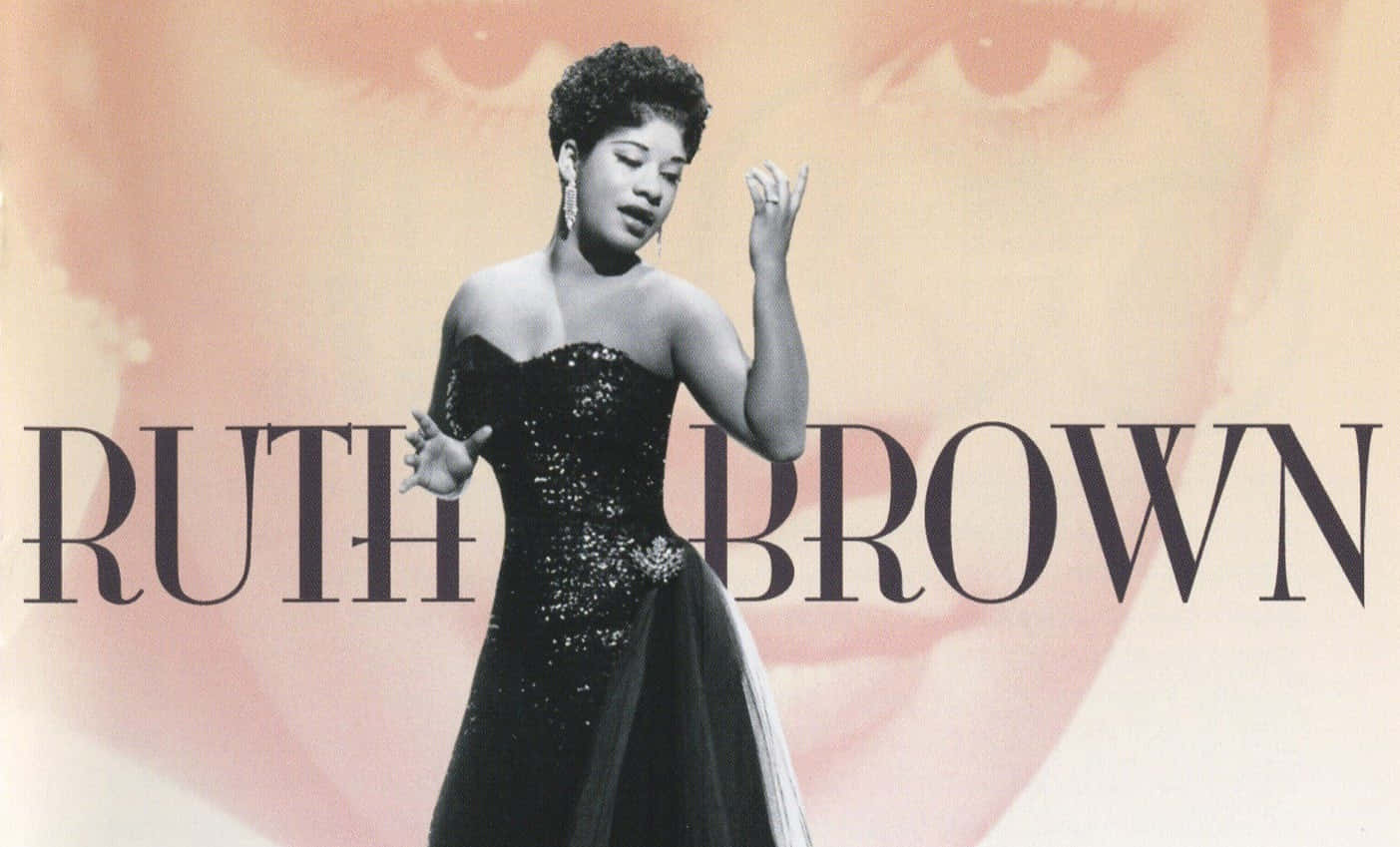 Ruth Brown Vintage Album Cover Wallpaper