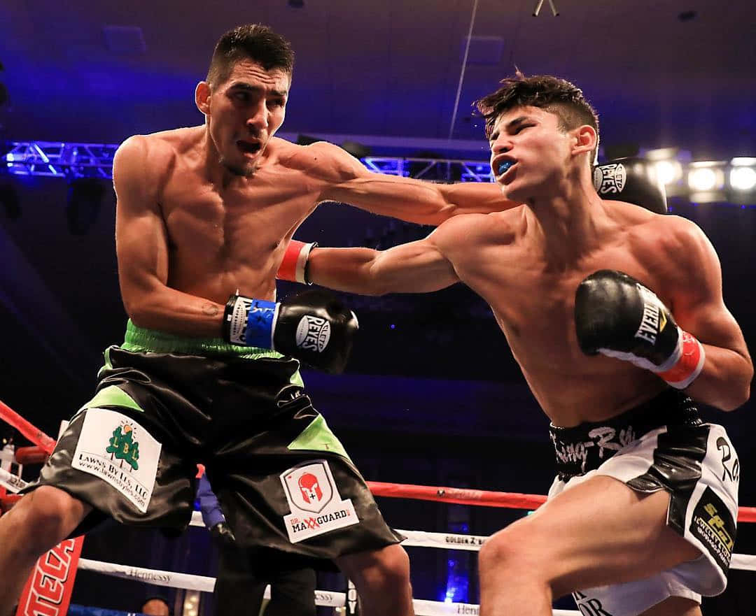 Ryan Garcia Trading Punches Wallpaper