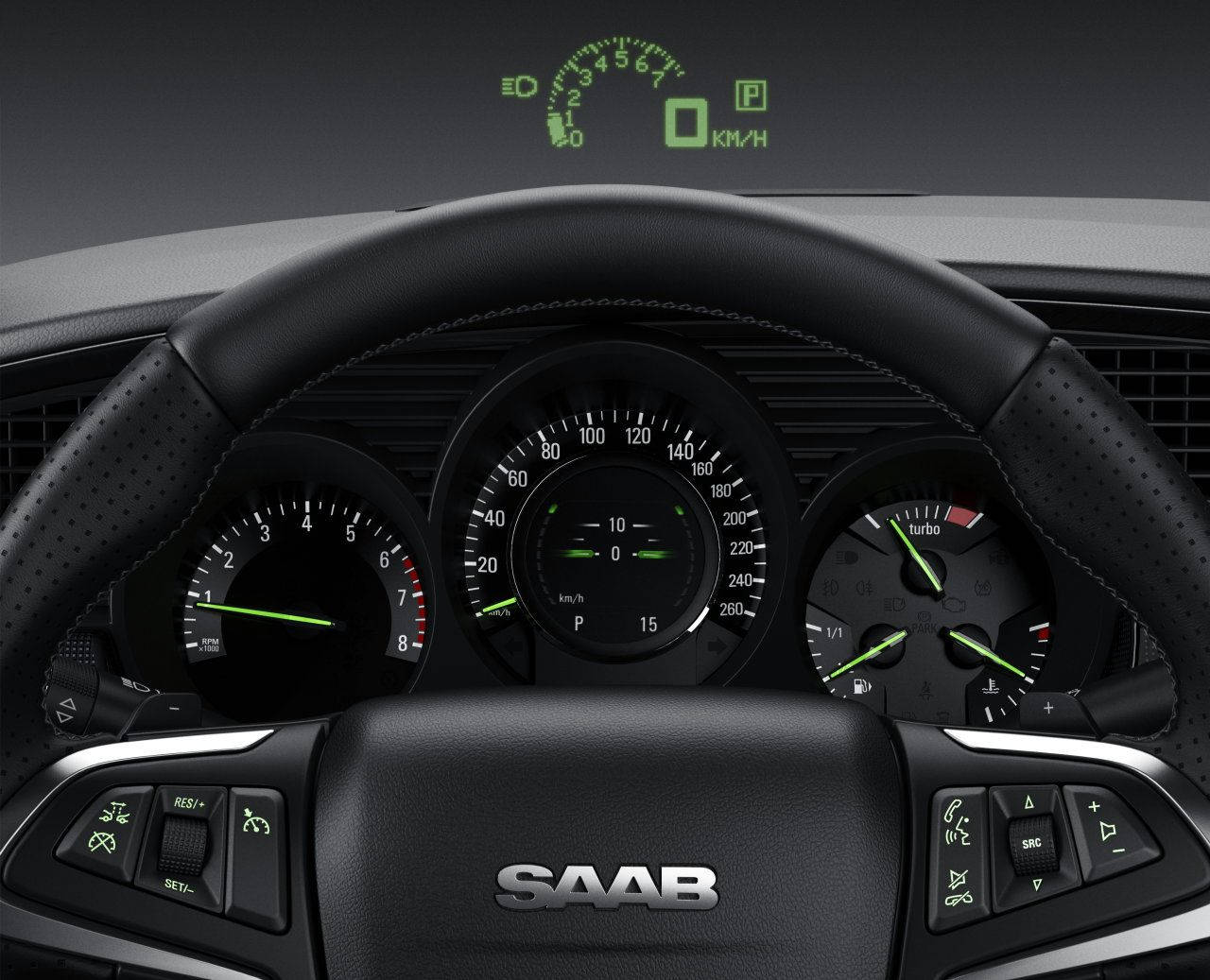 Saab Head Up Display Wallpaper