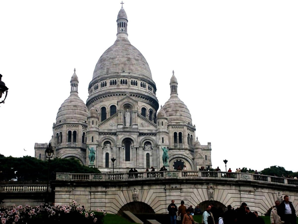 Sacre Coeur Basilica Paris France Facade Wallpaper