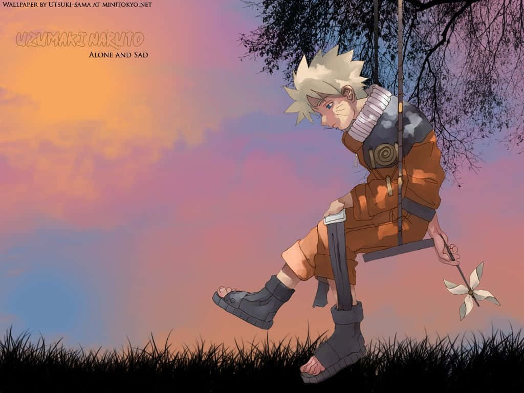 Sad Aesthetic Naruto Fanart Wallpaper