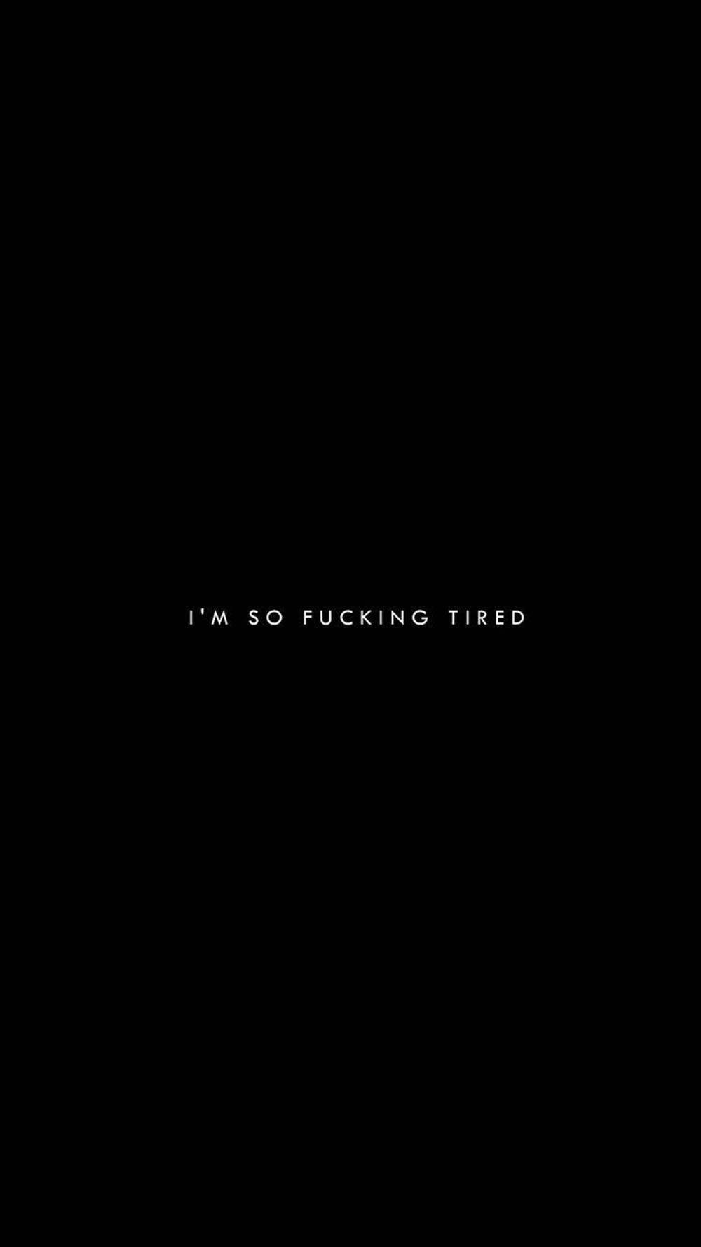 Sad Aesthetic Tumblr Dark Tired Wallpaper