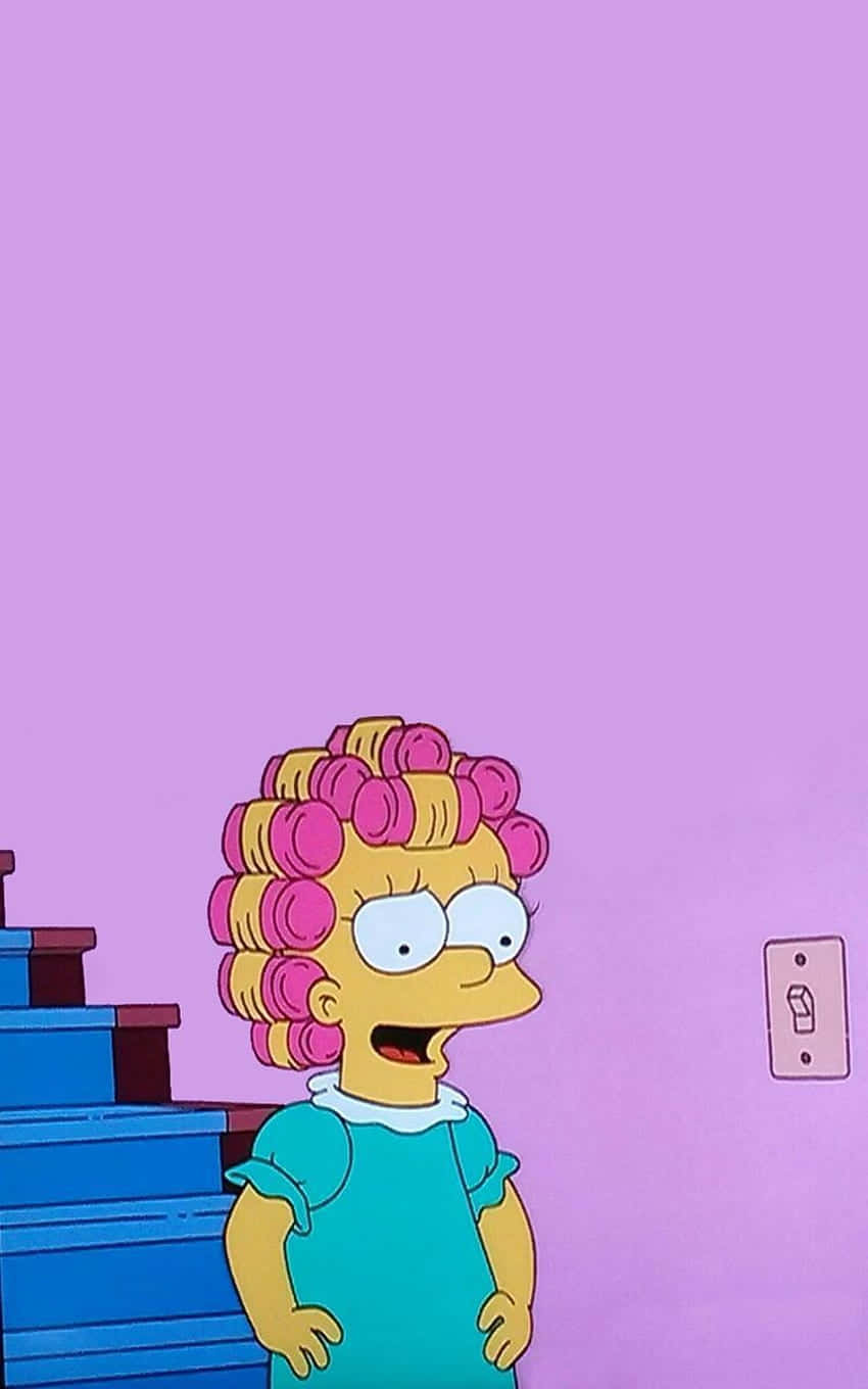 Sad Lisa Simpson 850 X 1360 Wallpaper