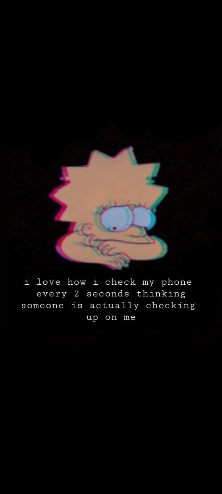 Sad Quote Lisa Simpson Wallpaper