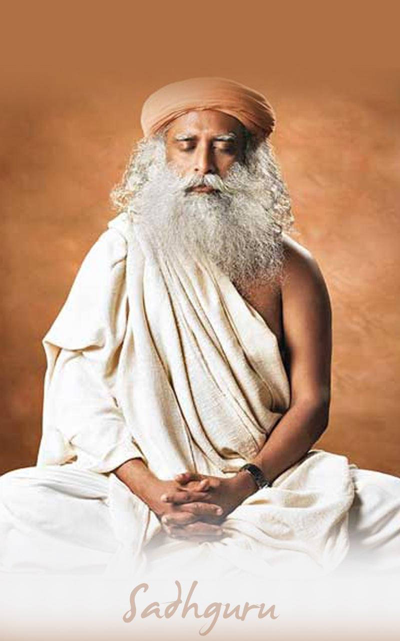 Sadhguru With Closed Eyes Wallpaper