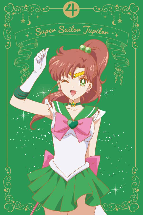 Sailor Jupiter Empowering The World Wallpaper