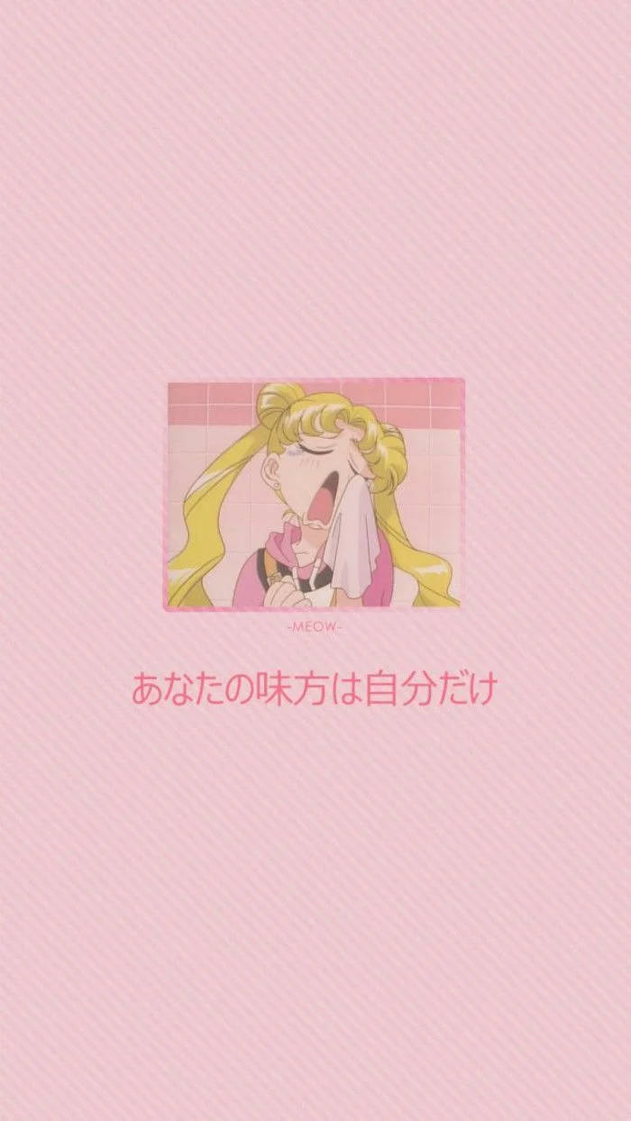 Sailor Moon Iphone Usagi Looking Cute Wallpaper