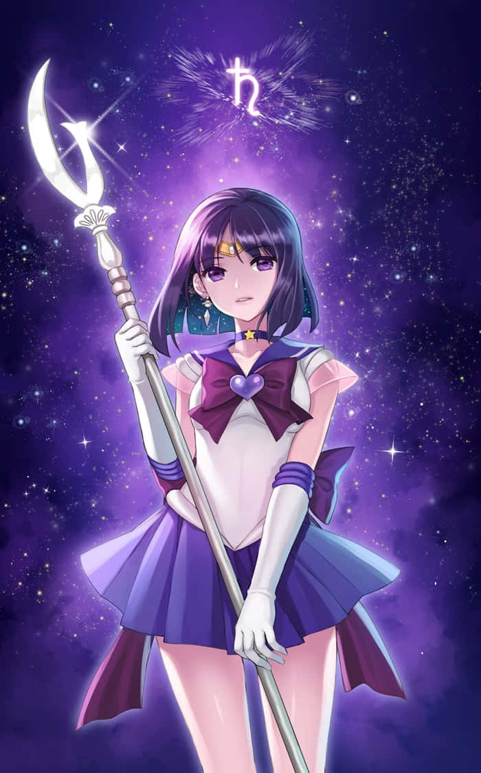 Sailor Saturn Bringing Destruction Wallpaper