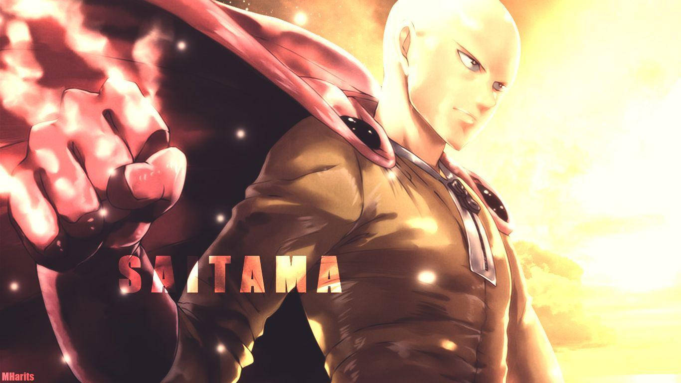 Saitama Strong Punch Wallpaper