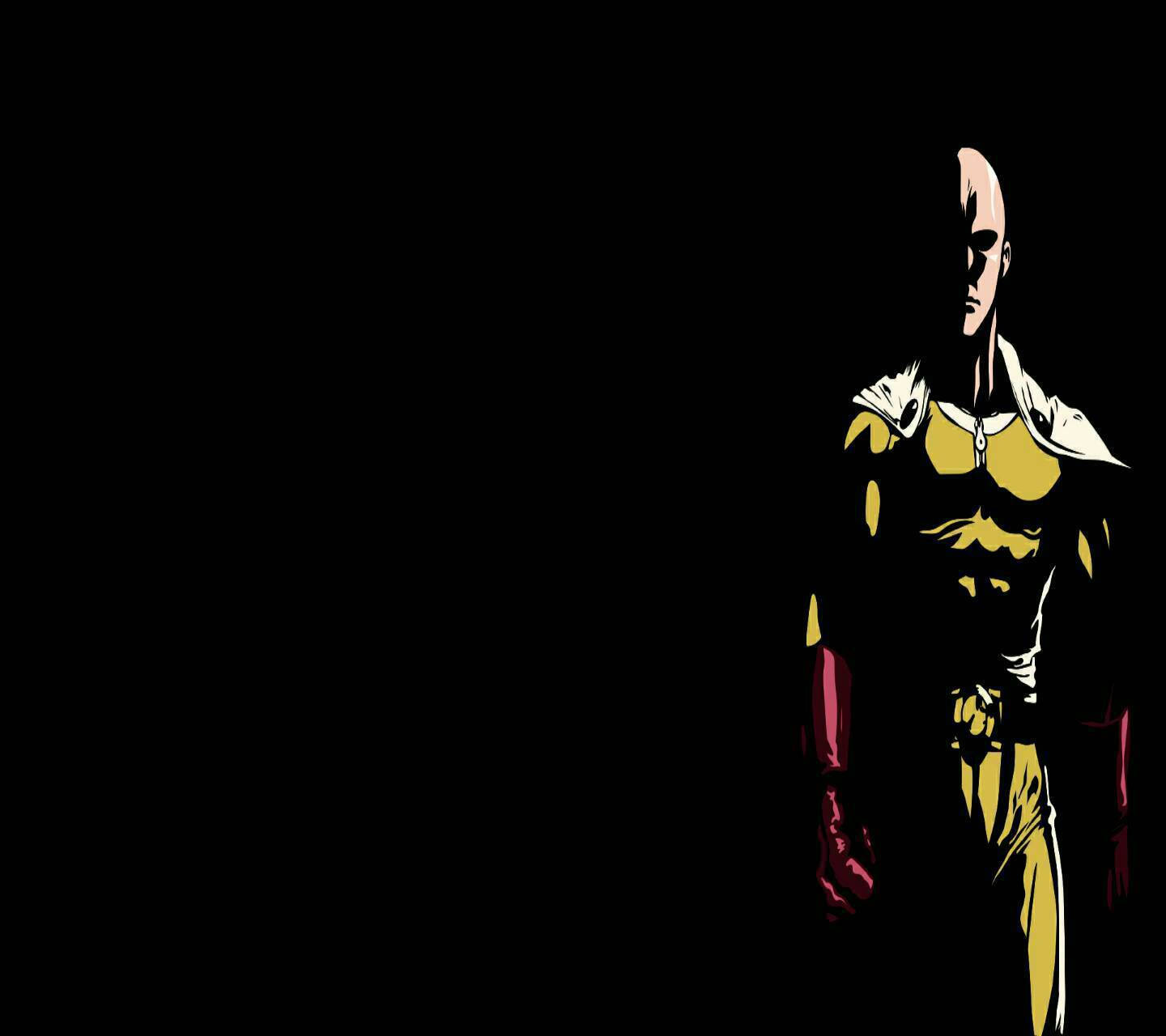 Saitama Uses His Superhuman Strength To Defend His City Wallpaper