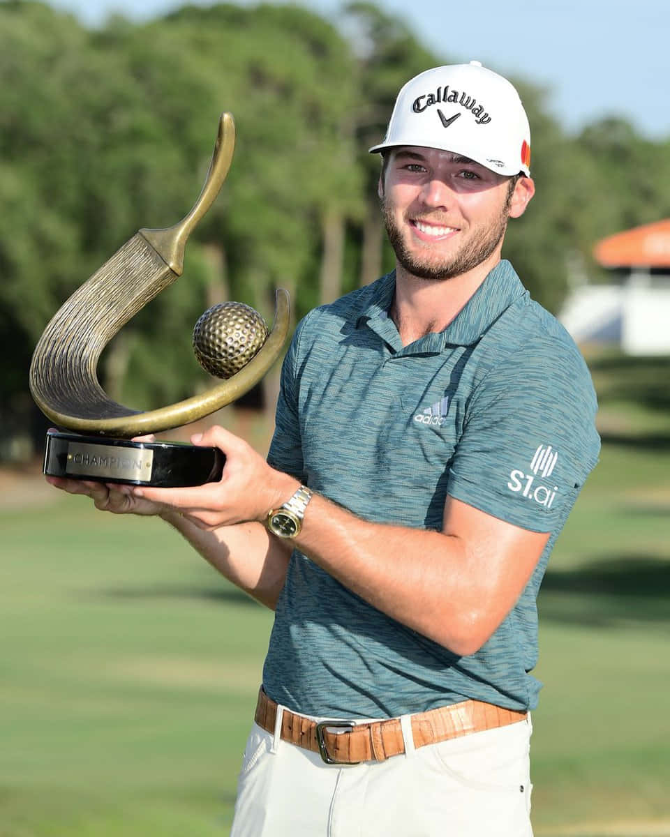 Sam Burns Valspar Championship Trophy Wallpaper