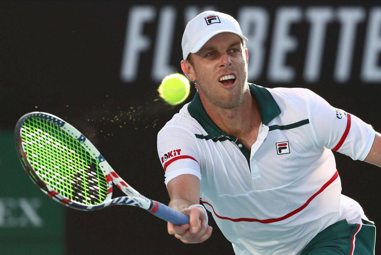 Sam Querrey And Tennis Swing Wallpaper