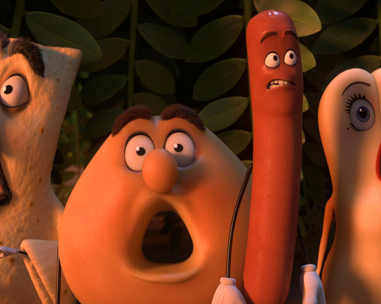 Sammy Bagel Frank Sausage Party Wallpaper