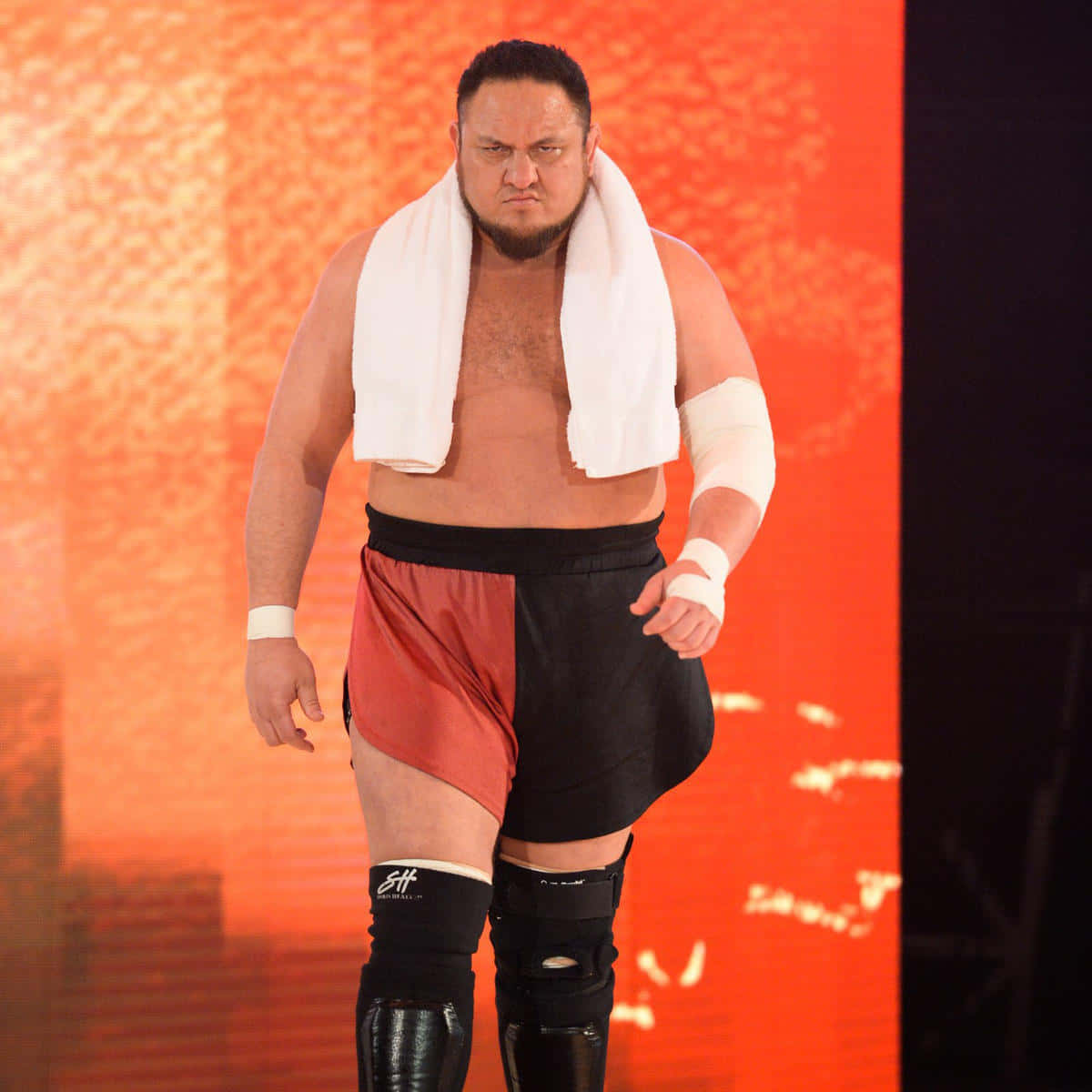 Samoa Joe Wwe Raw Main Event Wallpaper