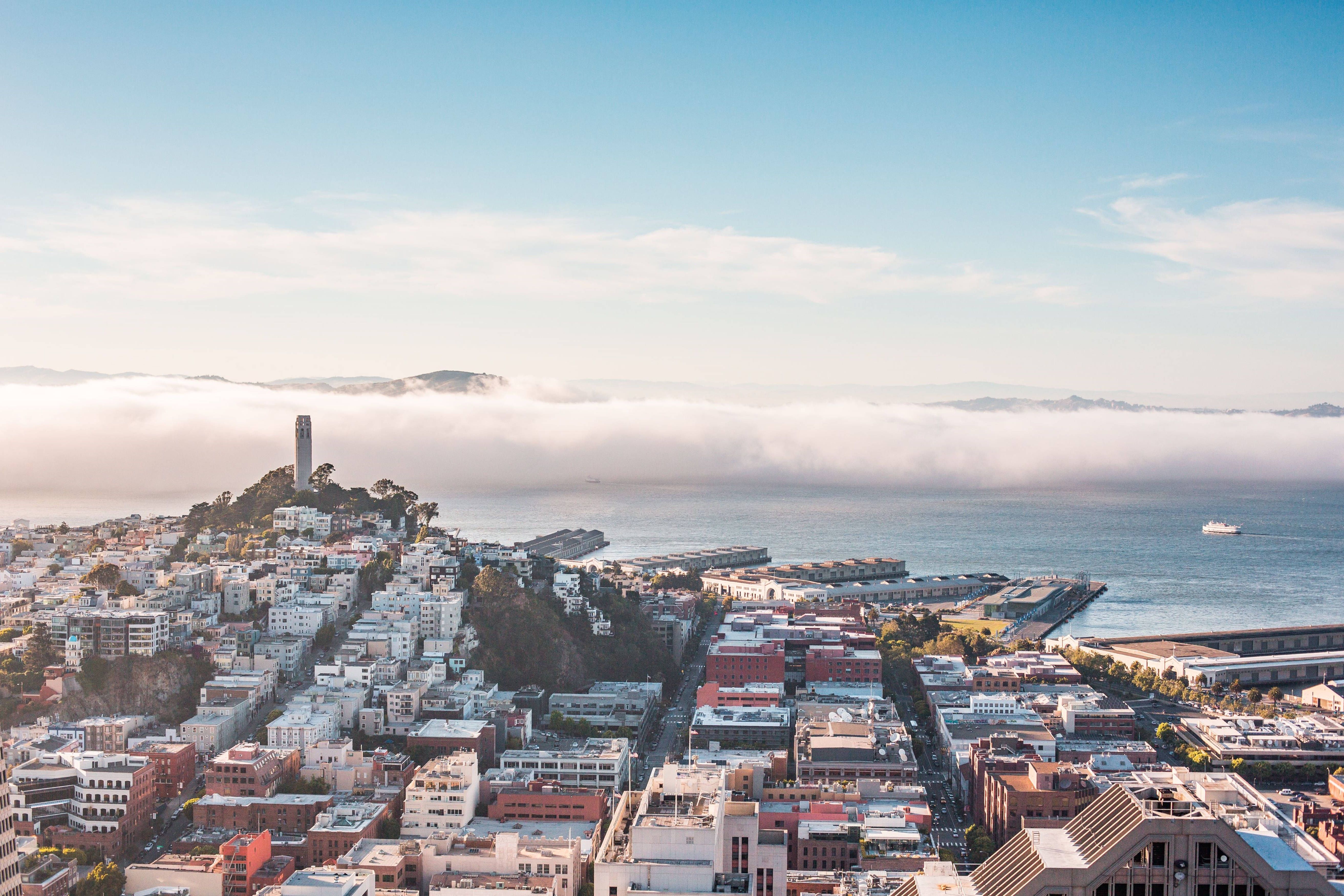 San Francisco 4k Aeriel Shot Wallpaper