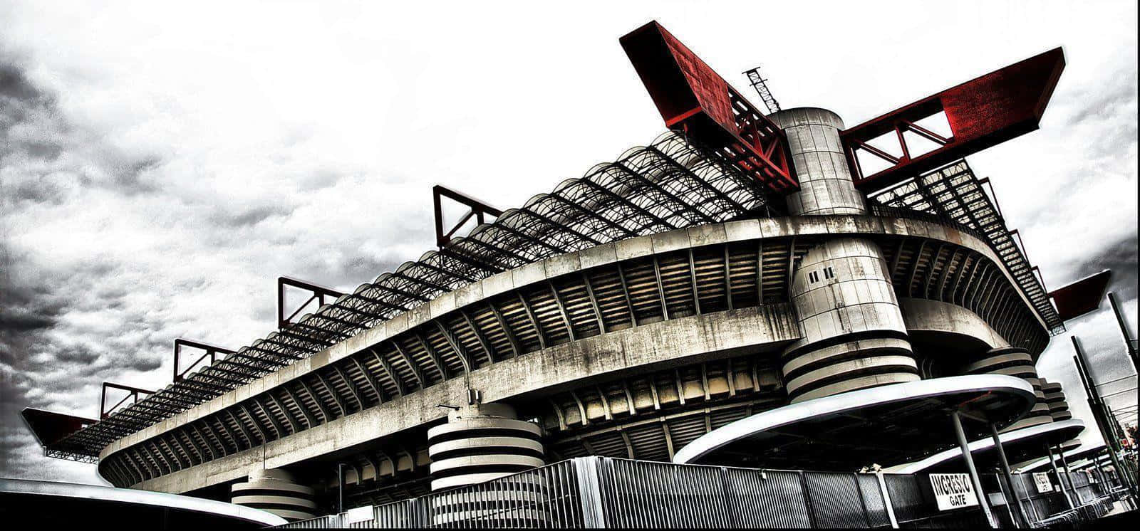 San Siro Stadium Exterior View Wallpaper