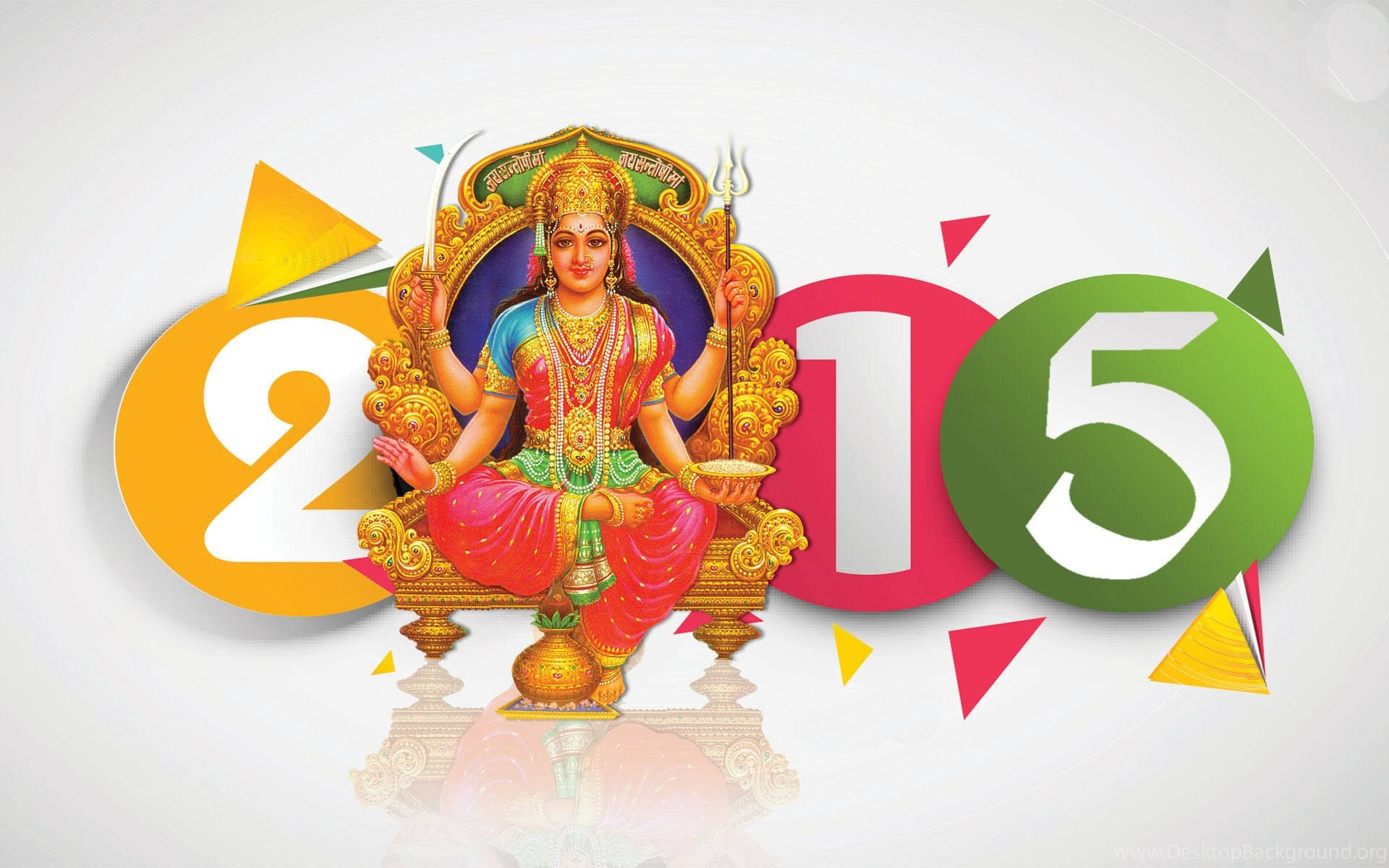 Santoshi Maa 2015 Graphic Artwork Wallpaper