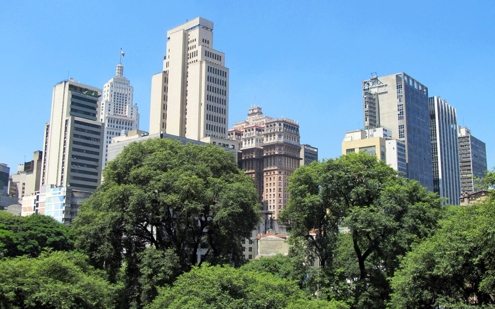 Sao Paulo Brazil Urban Skyline Wallpaper